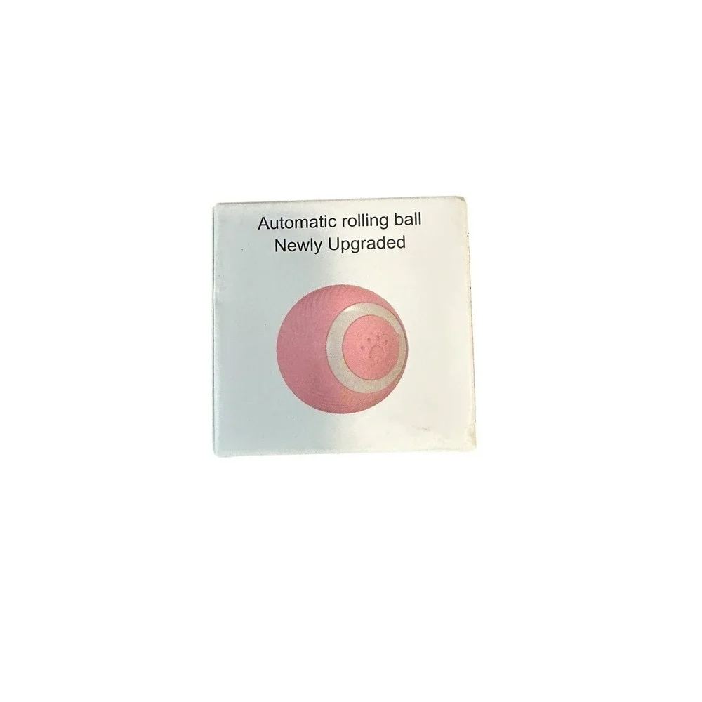 NEW automatic‎ rechargeable rolling cat ball toy PINK